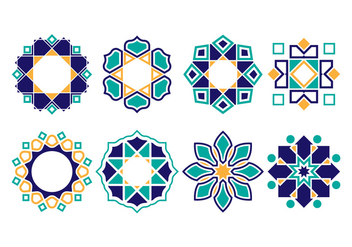 Free Islamic Ornament Vectors - vector gratuit #429187